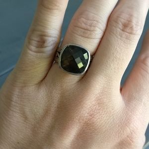 Brighton chocolate quartz ring